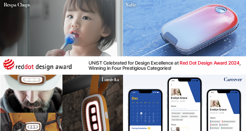 디자인학과, 레드닷 디자인 어워드 4관왕!